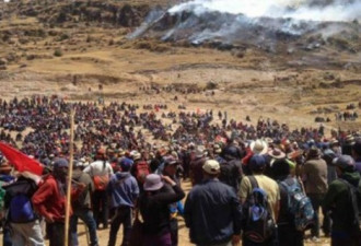 秘鲁中资铜矿冲突三死 进入紧急状态