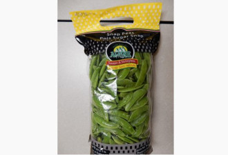 Costco紧急召回安省受污染袋装豌豆角产品