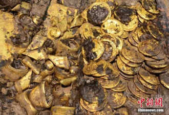 南昌汉墓取出78公斤金器 价值1749万