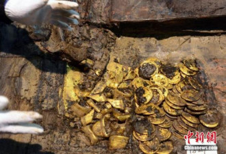 南昌汉墓取出78公斤金器 价值1749万