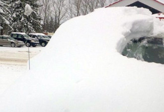加拿大奇葩驾驶20cm“雪山”上路被截停！
