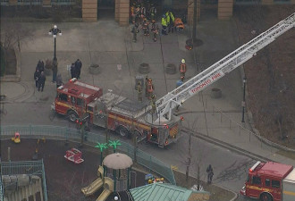 老人公寓大火 2人无生命迹象5人中毒