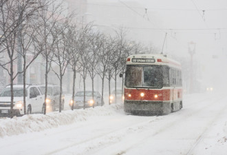 多伦多将迎10cm降雪 车祸频发航班延误