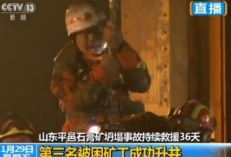 奇迹！山东4名矿工被困36天后全获救