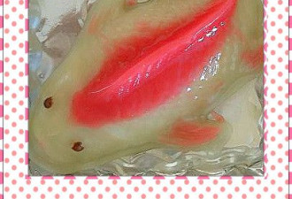 食谱：椰汁红豆沙鲤鱼年糕（年年有余)