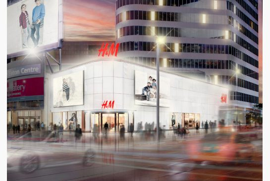 Yonge-Dundas Square in Toronto will see the grand reopening of the H&M flagship store on Thursday.