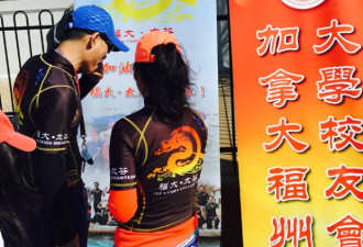 福大校友会龙舟队第三次训练侧记
