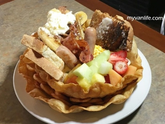 Floyd’s Diner有一道没有特定内容的菜。（取材自温市笑应部落格）