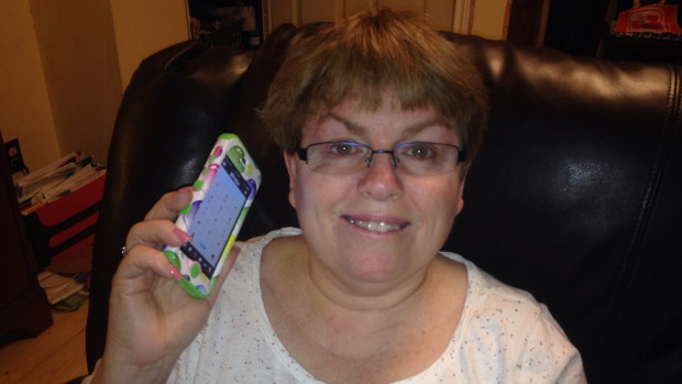 Diane Thomson from Powassan, Ont., no longer pays for traditional cellphone service. Instead, she uses a mobile app that provides free phone service via a Wi-Fi connection.
