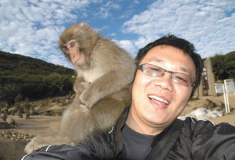 研究员曾被母猴示爱 女友探班猴吃醋