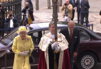 现场直击：英女王90大寿 皇室政要集体亮相
