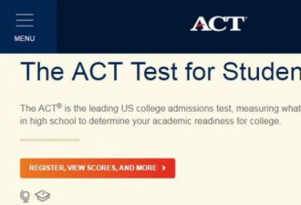 美国大学入学试ACT试题外泄 取消韩国香港考试