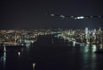 全球最大太阳能飞机成功横跨美国 翼展达72米