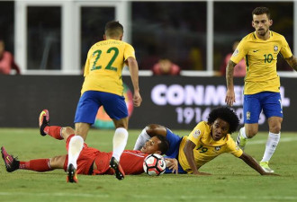 美洲杯-巴西遭手球绝杀0-1出局 战绩历史最差