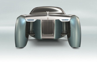 劳斯莱斯展示无人驾驶超跑概念车 土豪的新玩具