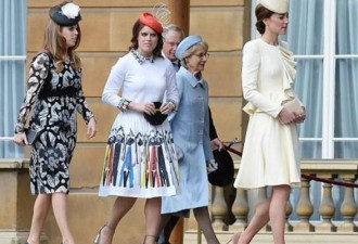 英国两公主冷眼怒视凯特 被抢风头？
