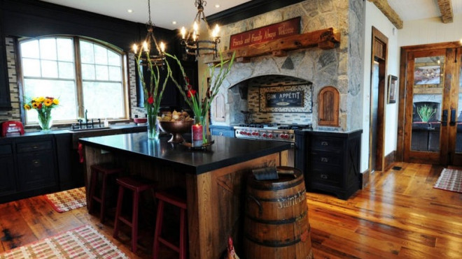 Inside the kitchen at Wendel Clark's AirBnB. AIRBNB