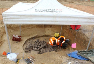 法国发现6000年前墓坑 揭新石器时期大屠杀史