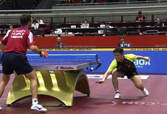 中国乒乓选手神救球震惊国外网友 对手懵了