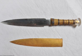 图坦卡蒙之墓的匕首由陨石制成 刀刃是陨石的铁