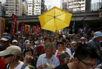 本土派拟蒙面示威中联办 港警戒备