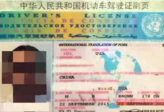 小心！华人持中国“国际驾照”在北美开车被抓