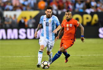 美洲杯-智利点球4-2胜阿根廷夺冠 梅西失点球