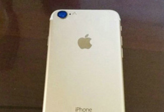 金色iPhone7背照曝光 后置“蓝光”镜头