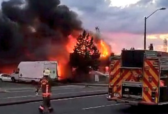 士嘉堡电器店发生3级火灾 2名消防员受轻伤
