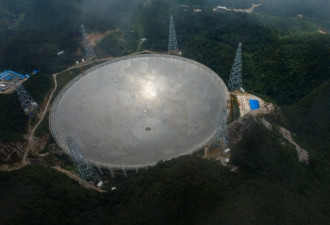 中国建观天巨眼探测外星生物 领先世界20年