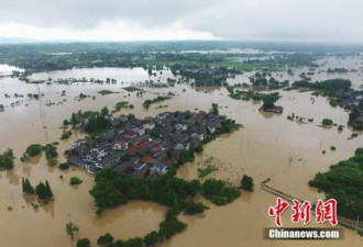 长江流域大暴雨：被洪水淹了的城市们