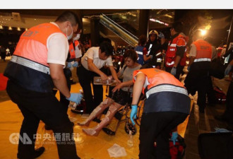 台北松山火车疑似爆炸 21人受伤