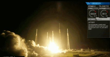 SpaceX今年第7次发射猎鹰火箭:陆上回收成功