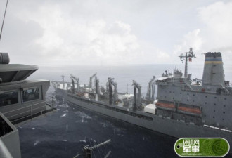 美军发布里根号航母在南海“耀武扬威”的照片