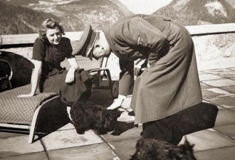 比基尼练瑜伽 希特勒和他的情妇与狗的私房照