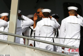 奥巴马访西班牙 视察美军驱逐舰 遭民众抗议