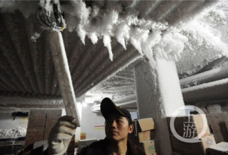 冰火两重天！重庆40度高温冻库员工穿棉袄上班