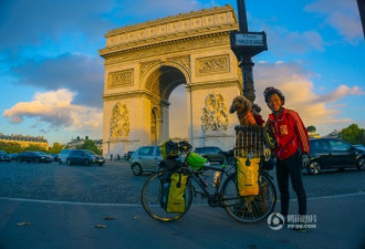 桂林小伙携爱犬环球骑行 1年游历23国