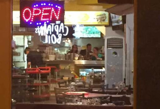 北约克韩国餐馆遭枪击 警方公布现场视频