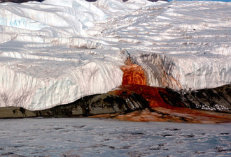 南极有个血瀑布 5层楼高 或暗藏地外生命秘密
