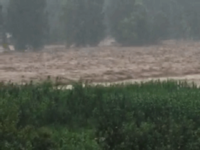 一组动图告诉你：河北邢台洪水有多严重