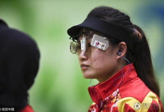 奥运女子十米气手枪决赛 张梦雪夺金 中国首金