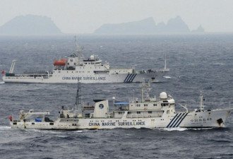 日媒：中国海监船载火炮巡航钓鱼岛