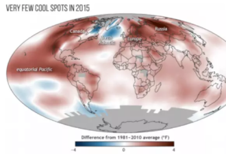 2015年全球气候创了一堆纪录 但没什么好高兴的