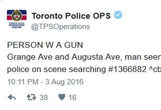 多伦多市中心有人持枪！警方赶到之后发现...
