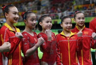 体操女团中国摘铜 美国夺冠 俄罗斯位列前二