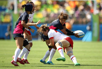 奥运女子7人橄榄球赛：日本遭加拿大0-45狂屠