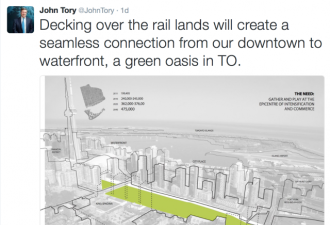 怎么看“多伦多市长要建中央公园”？