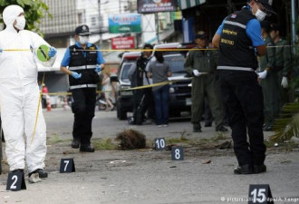 短短数小时5地10爆 泰国炸弹袭击致4死数十人伤