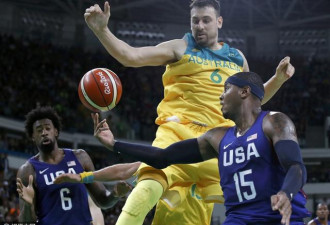 美国男篮苦战胜澳洲晋级八强 甜瓜31分创纪录